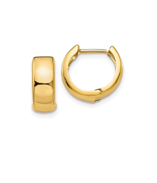 Gold Huggie Hoops