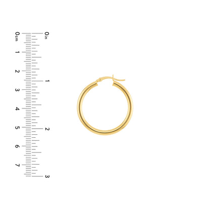 Gold Classic Hoop Earrings