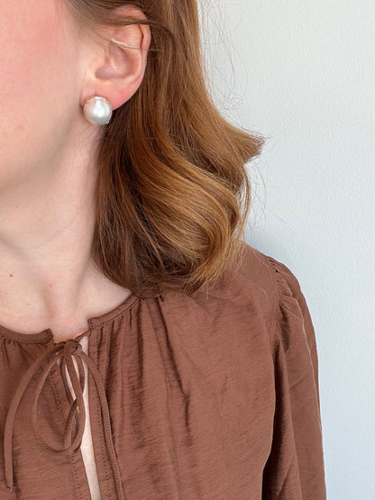 Mabe Pearl Earrings
