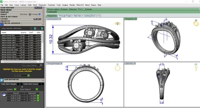 Open Wave Ring