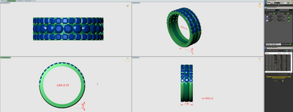 Triple Band Custom Ring