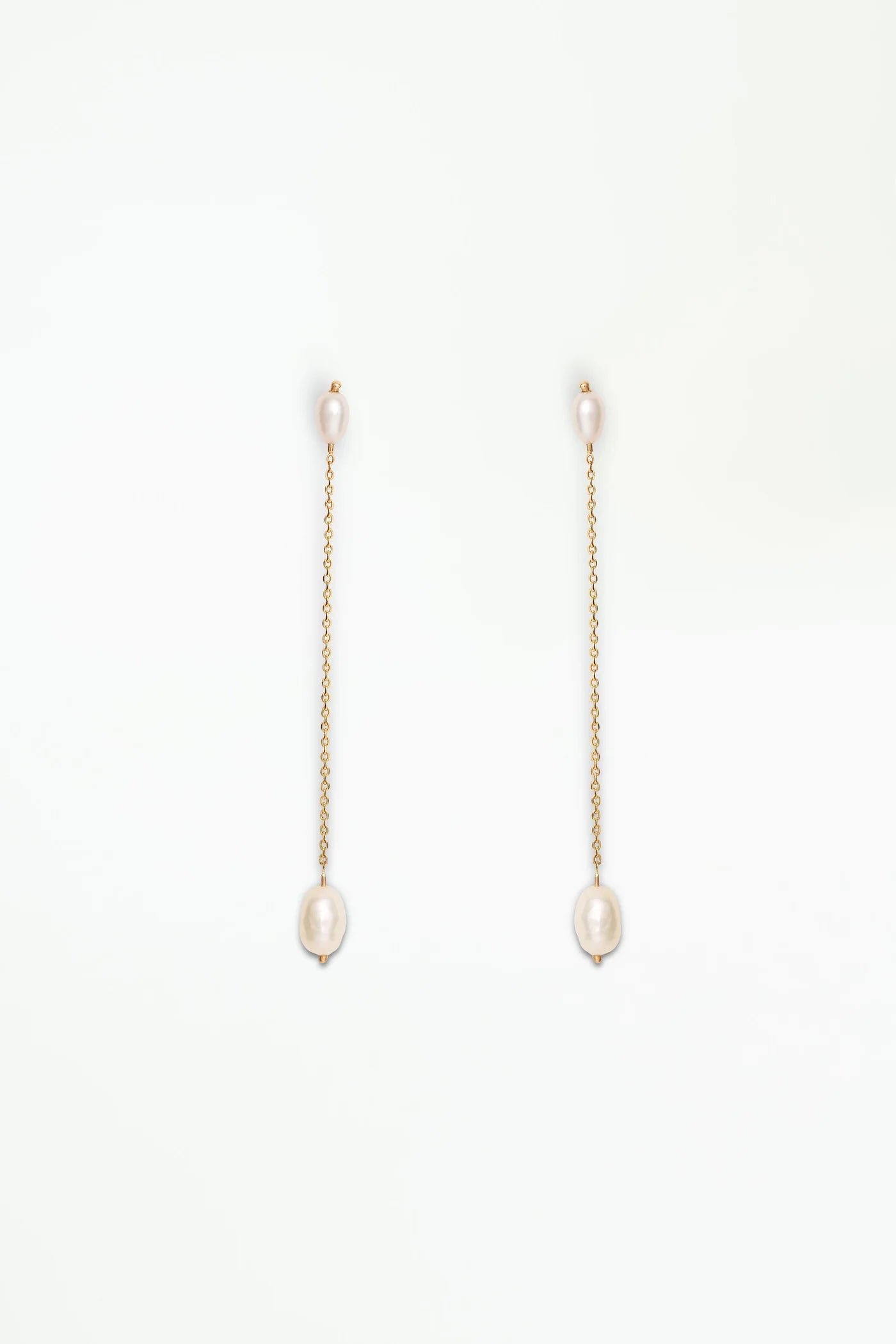 Long Pearl Shower Earrings