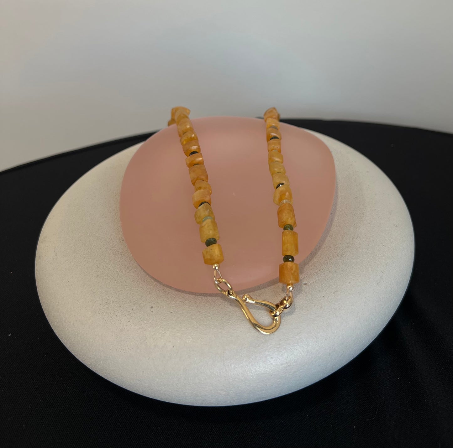 Yellow Tourmaline Necklace