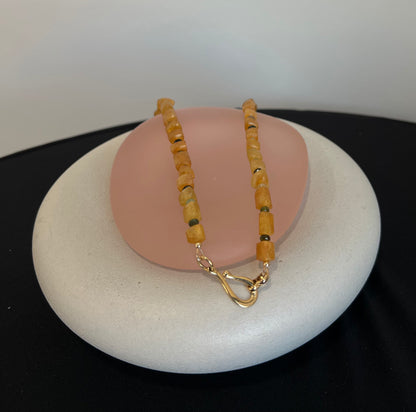 Yellow Tourmaline Necklace