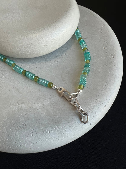 Apatite and Peridot Necklace