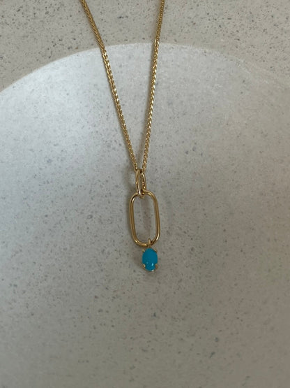 Turquoise Drop Necklace