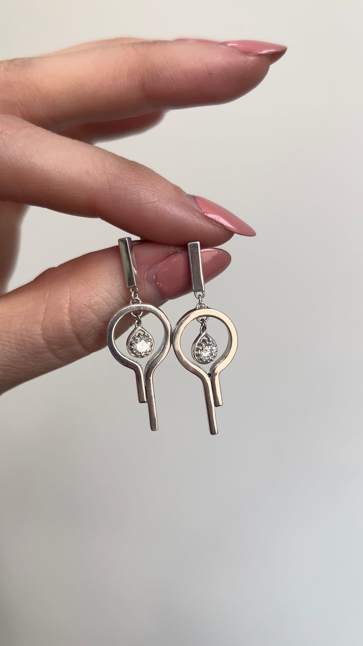 Silver Statement Earrings