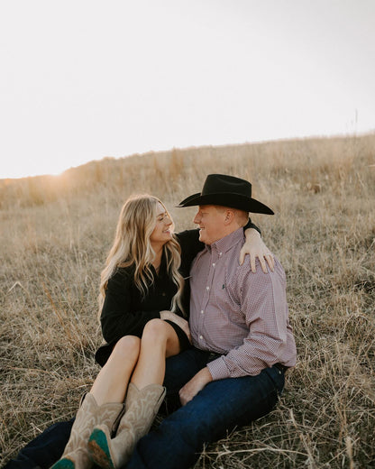 Custom Three Stone Engagement Ring Set