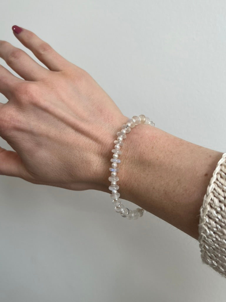 Pearl and Moonstone Bracelet