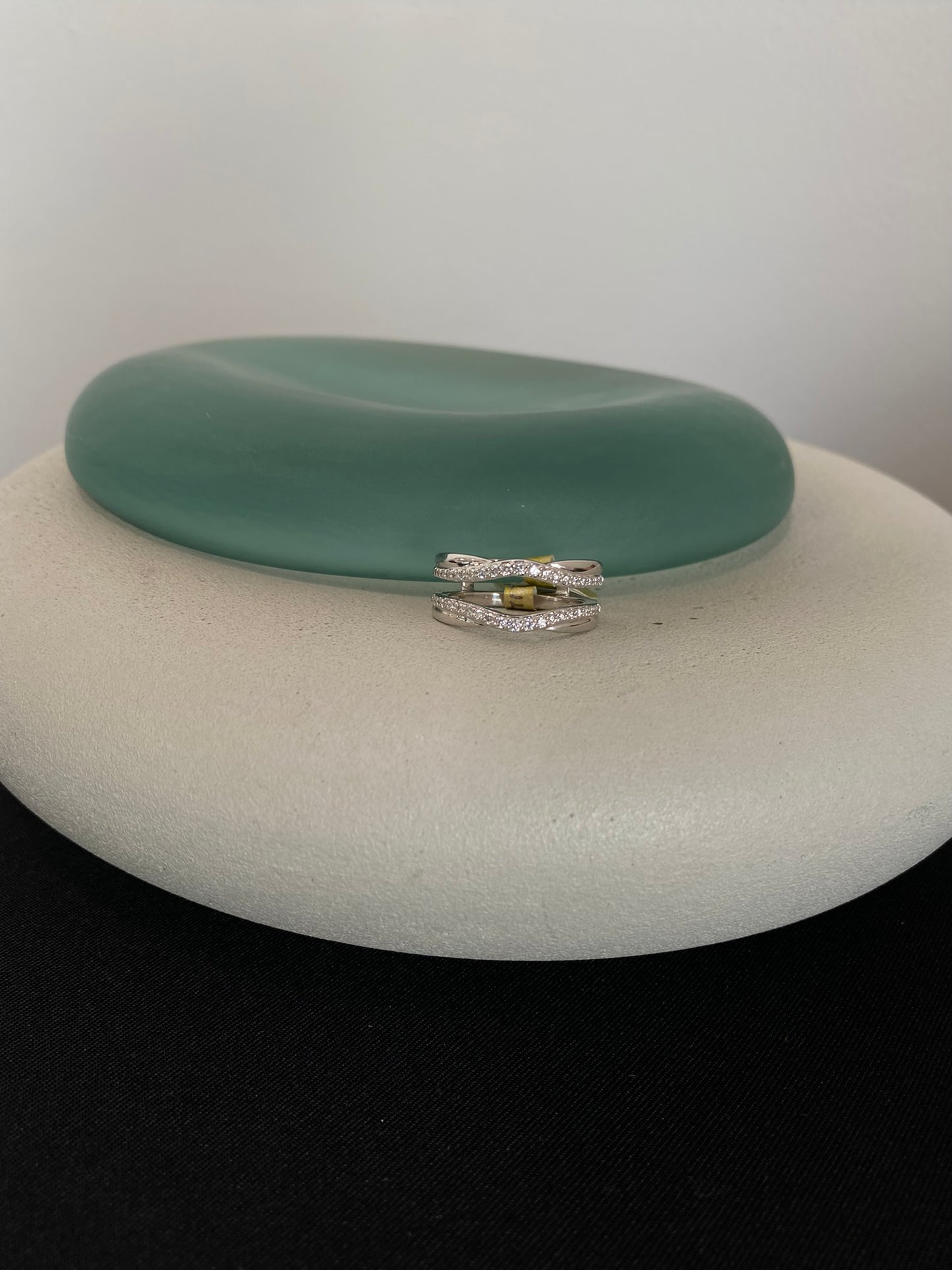 Curved Diamond Ring Jacket