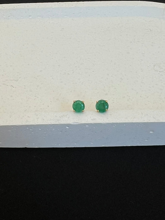 Emerald Studs