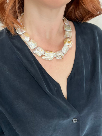 Freshwater Biwa Pearl Necklace