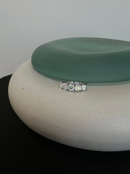 2.49 ct Lab Diamond 5 Stone Ring