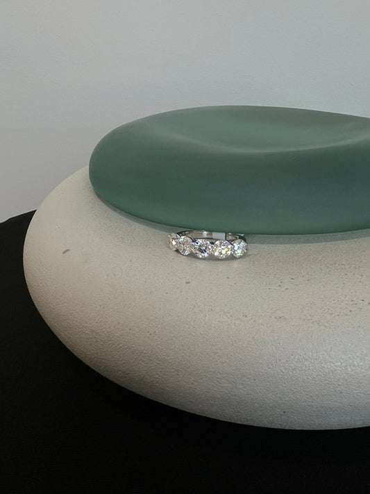 2.49 ct Lab Diamond 5 Stone Ring