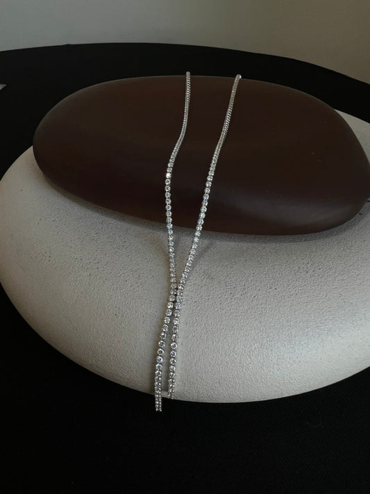 Diamond Lariat Necklace