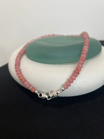 Guava Quartz and Pink Morganite Necklace