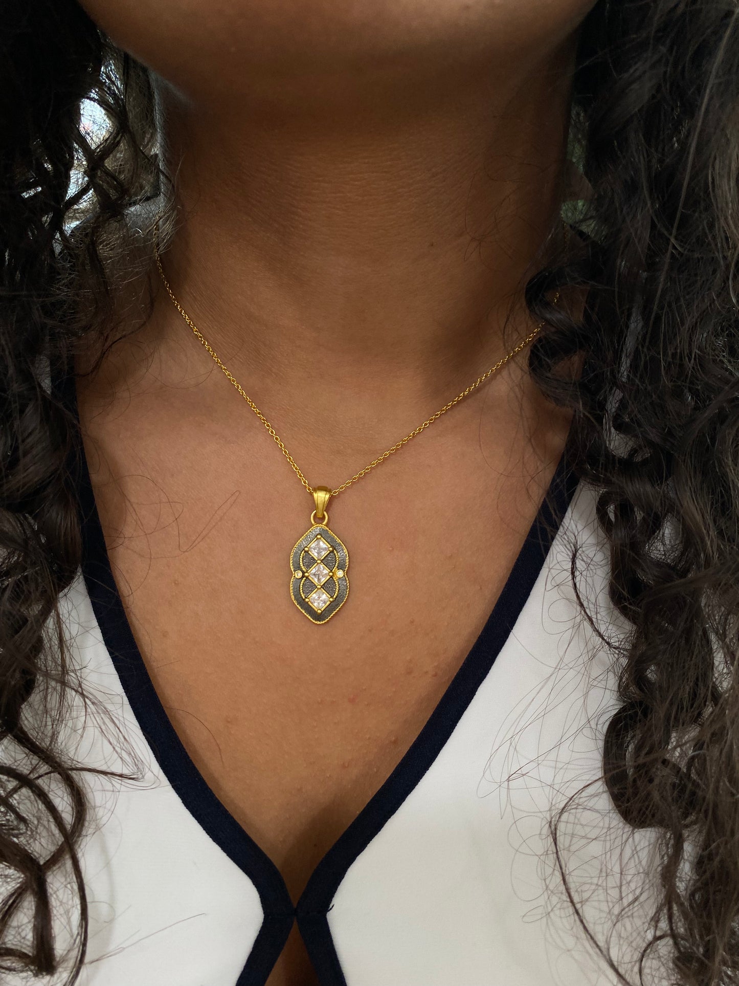 Egyptian Three Stone Pendant