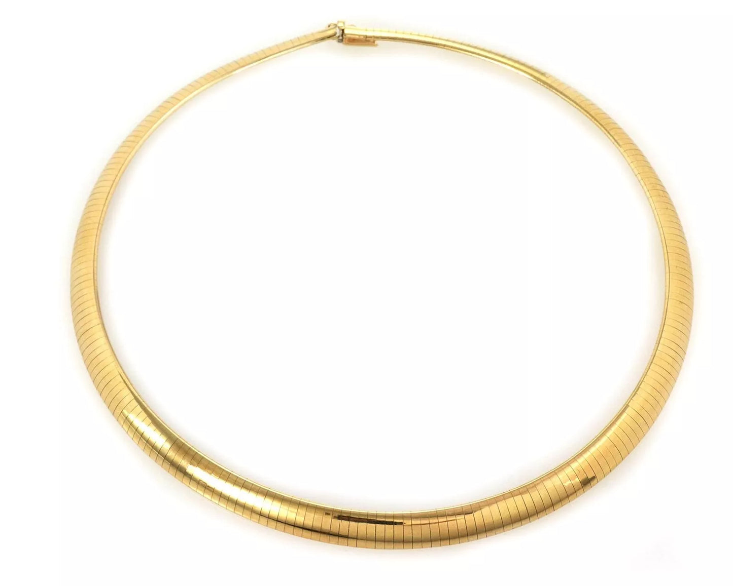 Estate 8mm Gold Omega Collar