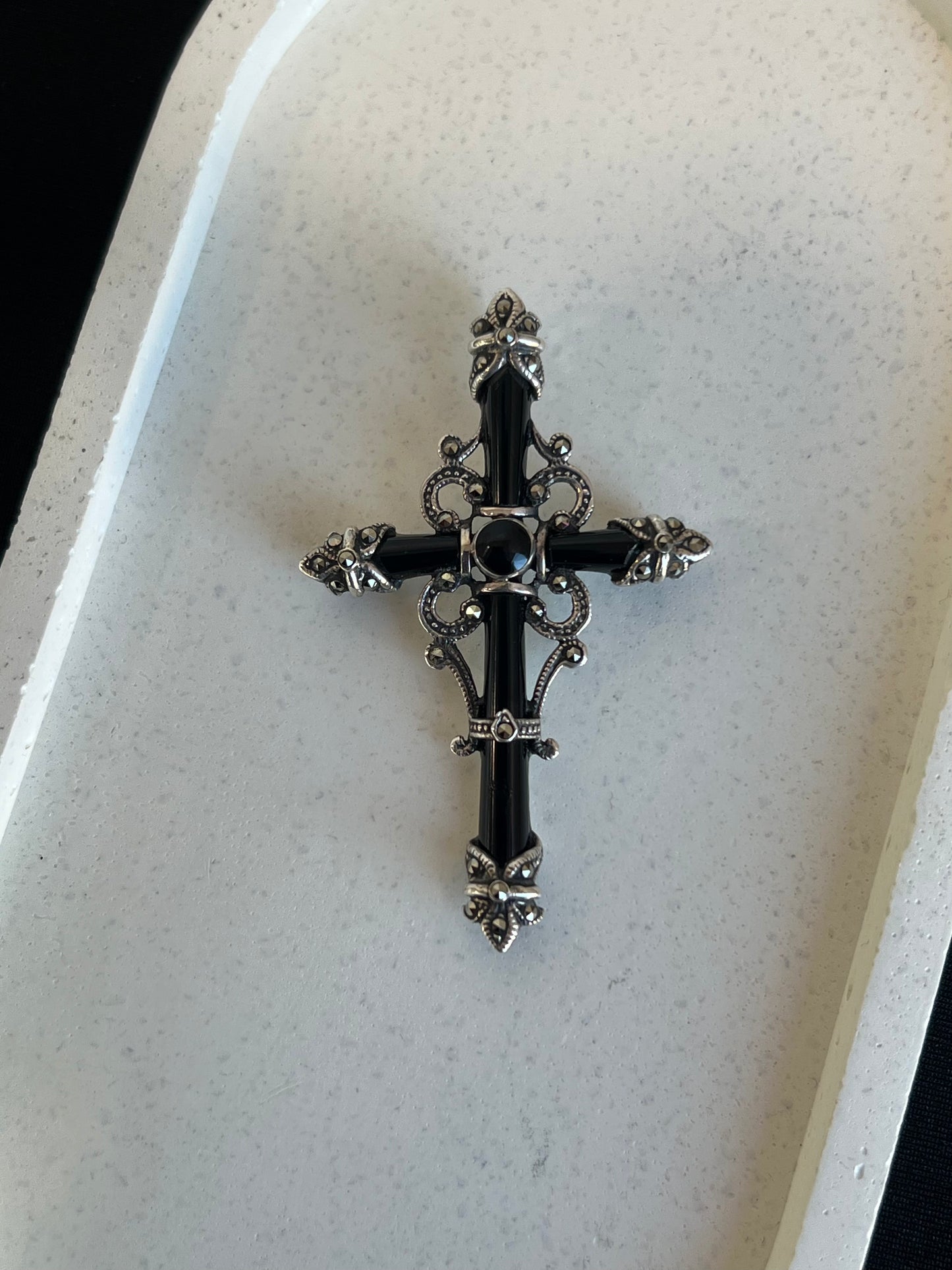 Black Onyx Cross