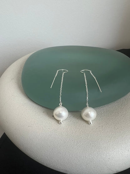 Pearl Threader Earrings