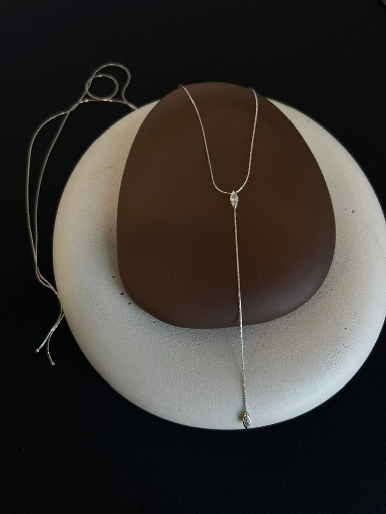 Diamond Lariat Necklace