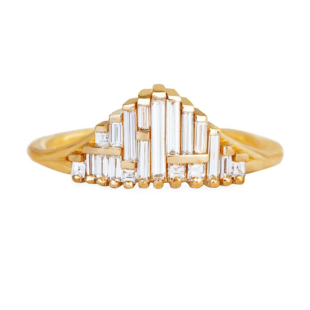 Art Deco Diamond Baguette Ring