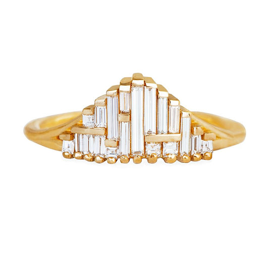 Art Deco Diamond Baguette Ring