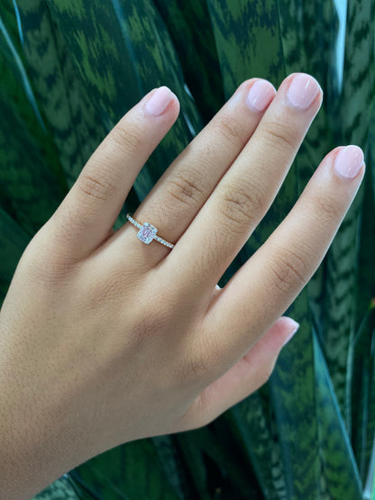 Emerald Cluster Gold Ring