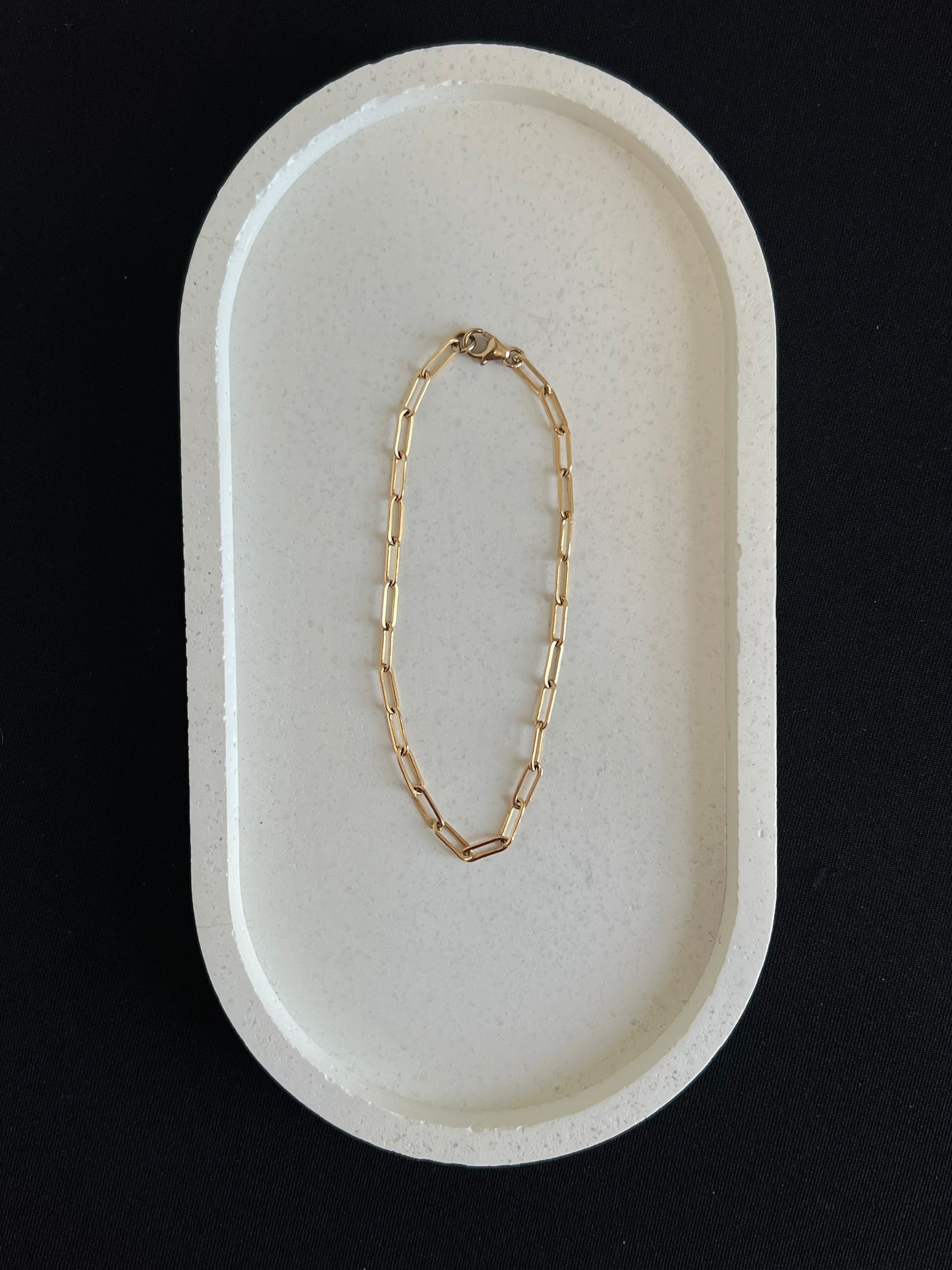 Paper Clip Bracelet - Gold Filled