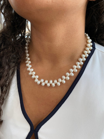Pearl Zipper Necklace