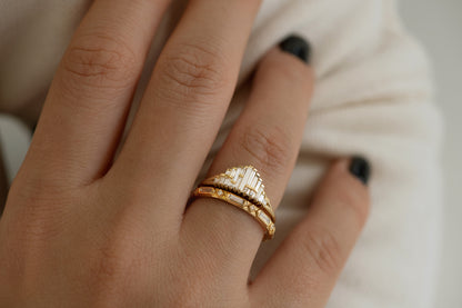 Art Deco Diamond Baguette Ring