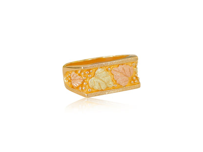 Black Hills Gold Square Top Ring