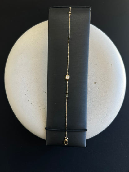 Emerald Diamond Bracelet