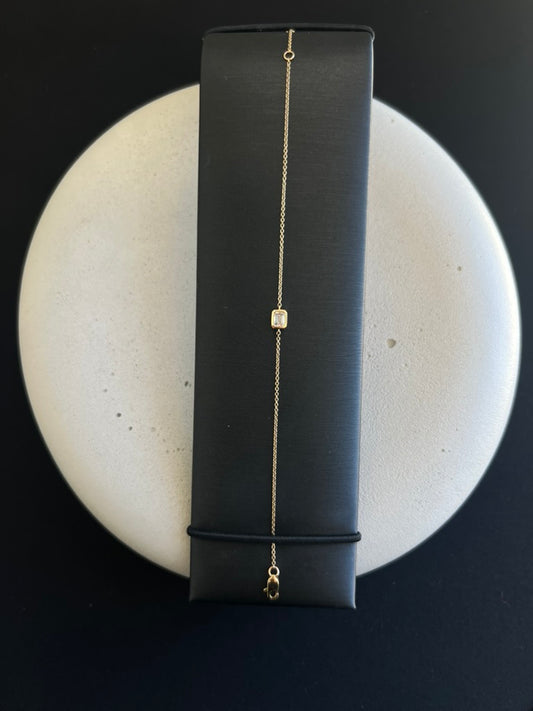 Emerald Diamond Bracelet