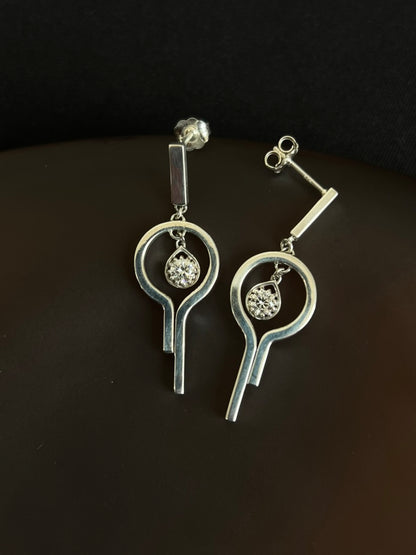 Silver Statement Earrings