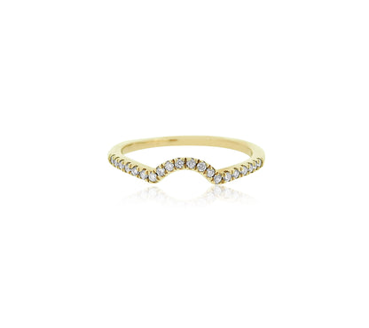 Curved Diamond Band