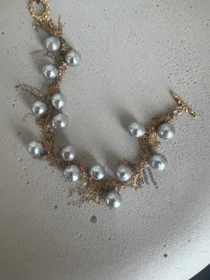 Akoya Pearl Fringe Bracelet
