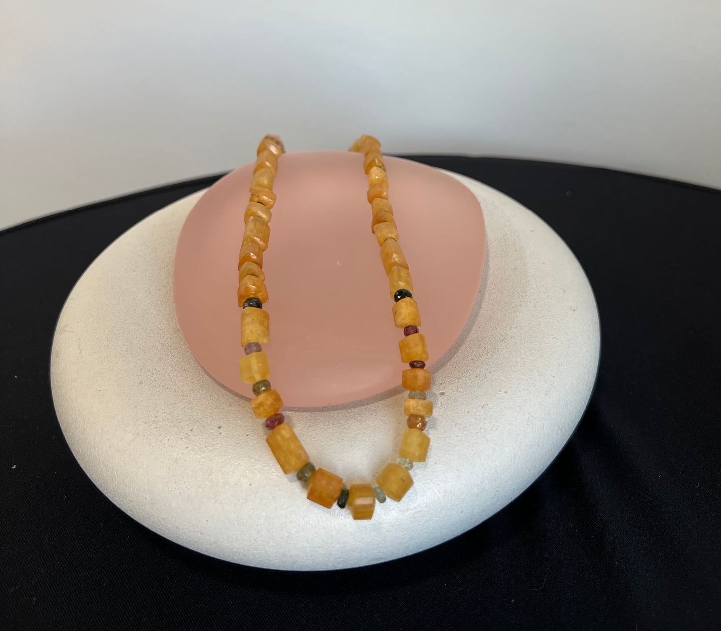 Yellow Tourmaline Necklace