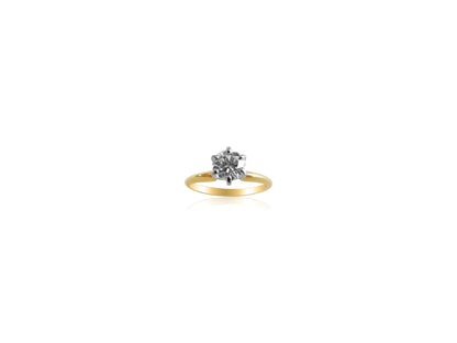Tiffany Style Diamond Solitaire Ring
