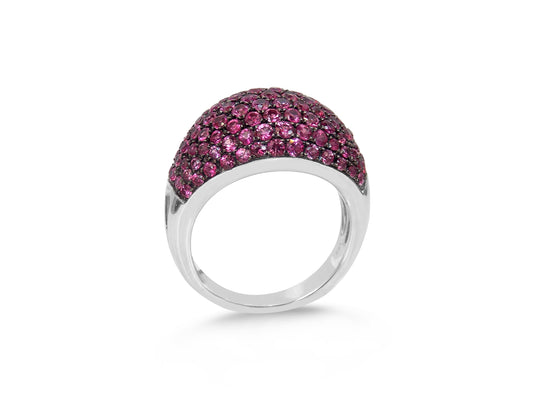 Domed Ruby Ring