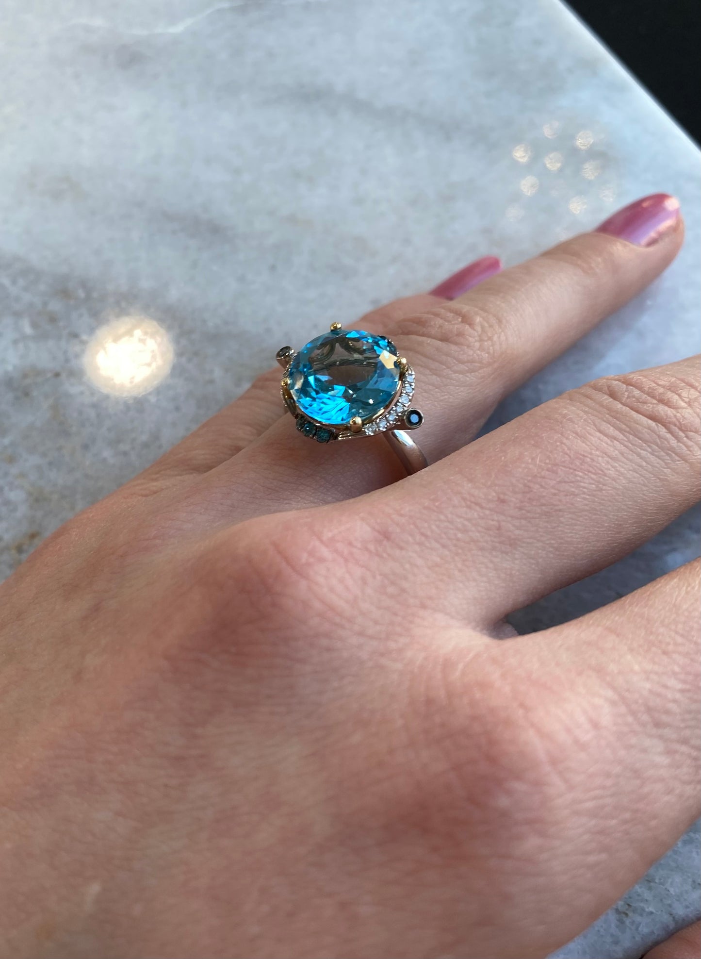 Topaz Cocktail Ring