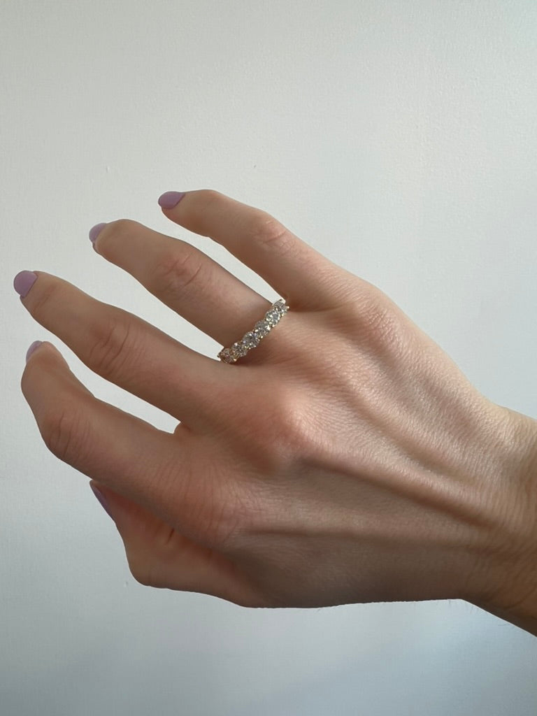 1.78 ct Lab Diamond 7 Stone Ring