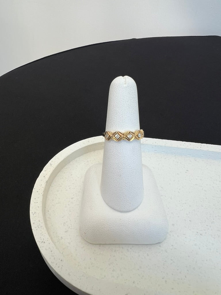 Squared Diamond Band