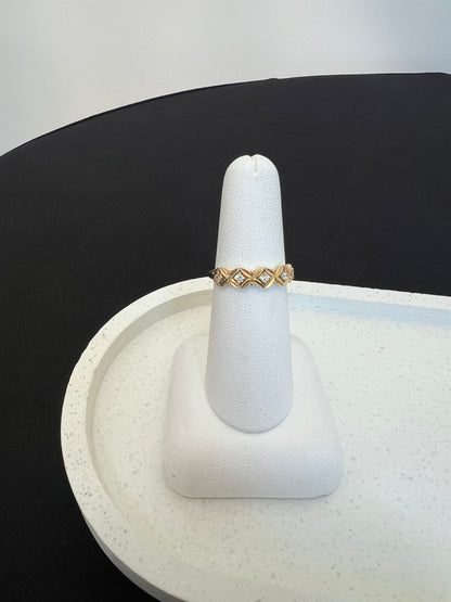 Squared Diamond Band