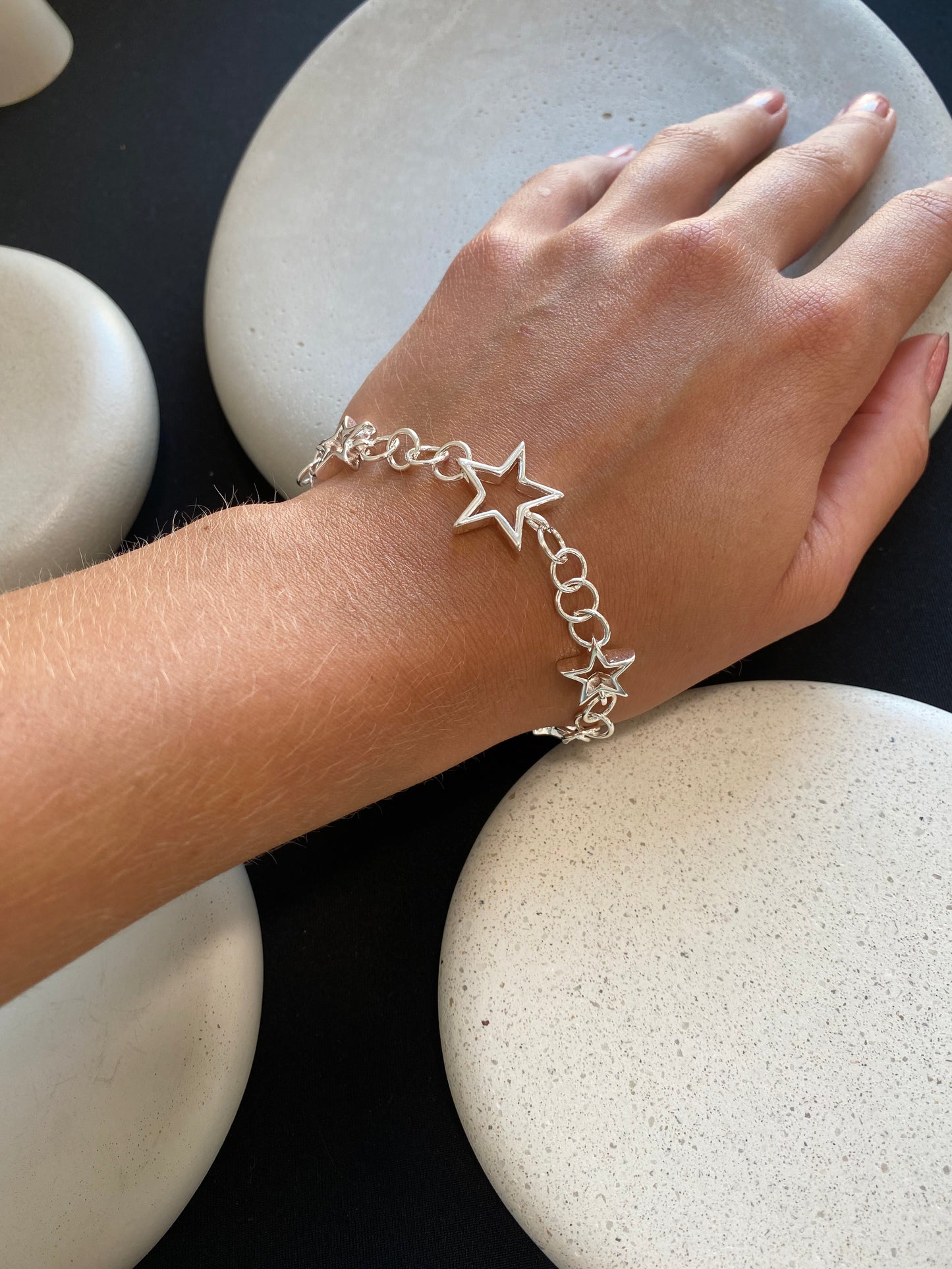 Sterling Star Bracelet