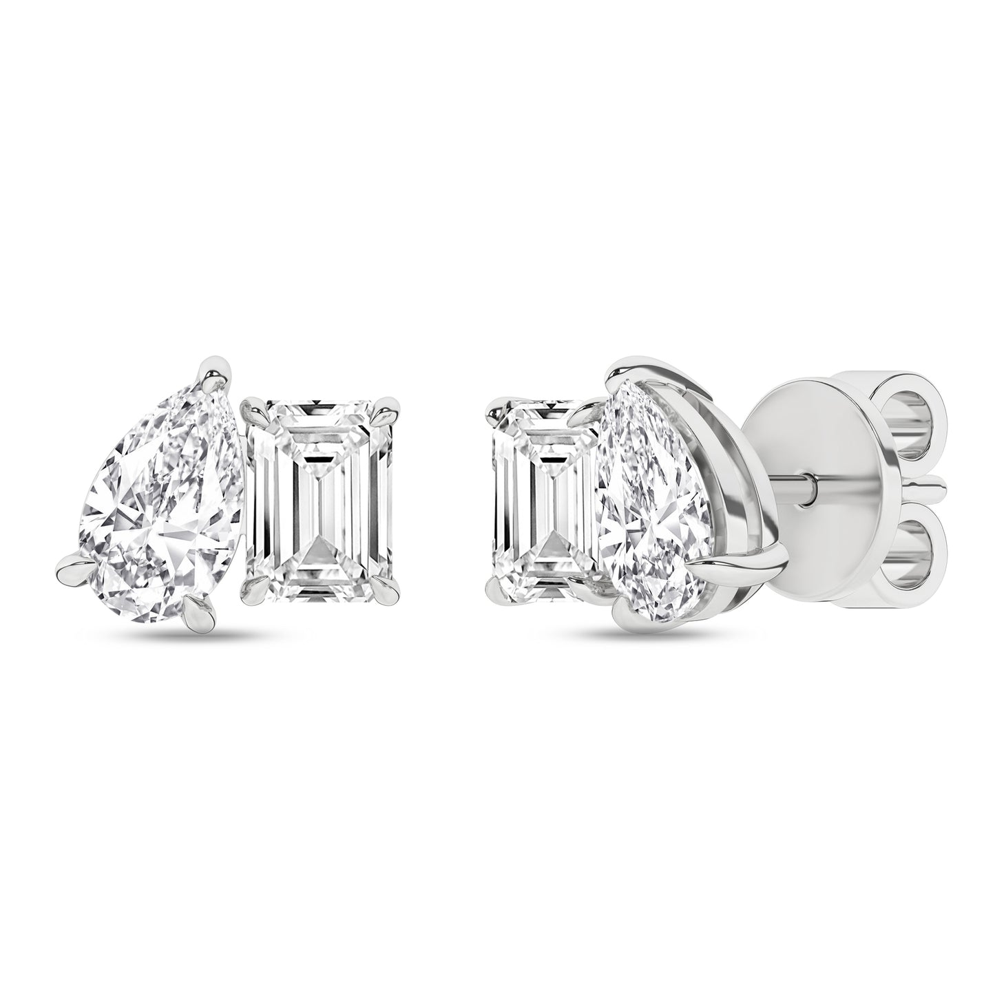 Toi Et Moi Lab Grown diamond Studs Earrings