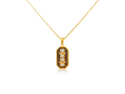 Egyptian Style Trillion Stone Pendant