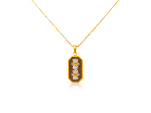 Egyptian Style Trillion Stone Pendant