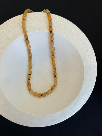Yellow Tourmaline Necklace