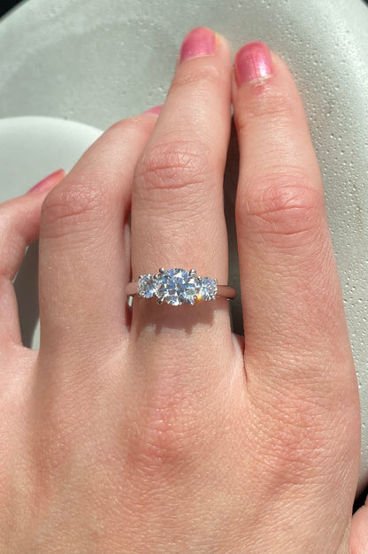 One carat Lab Diamond Engagement Ring